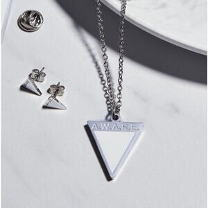 IOB Silver AWARE Necklaces in White